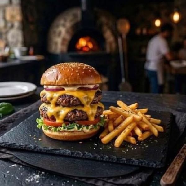 Burger Double Cheese