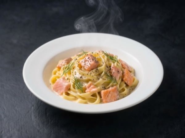 Tagliatelli au saumon